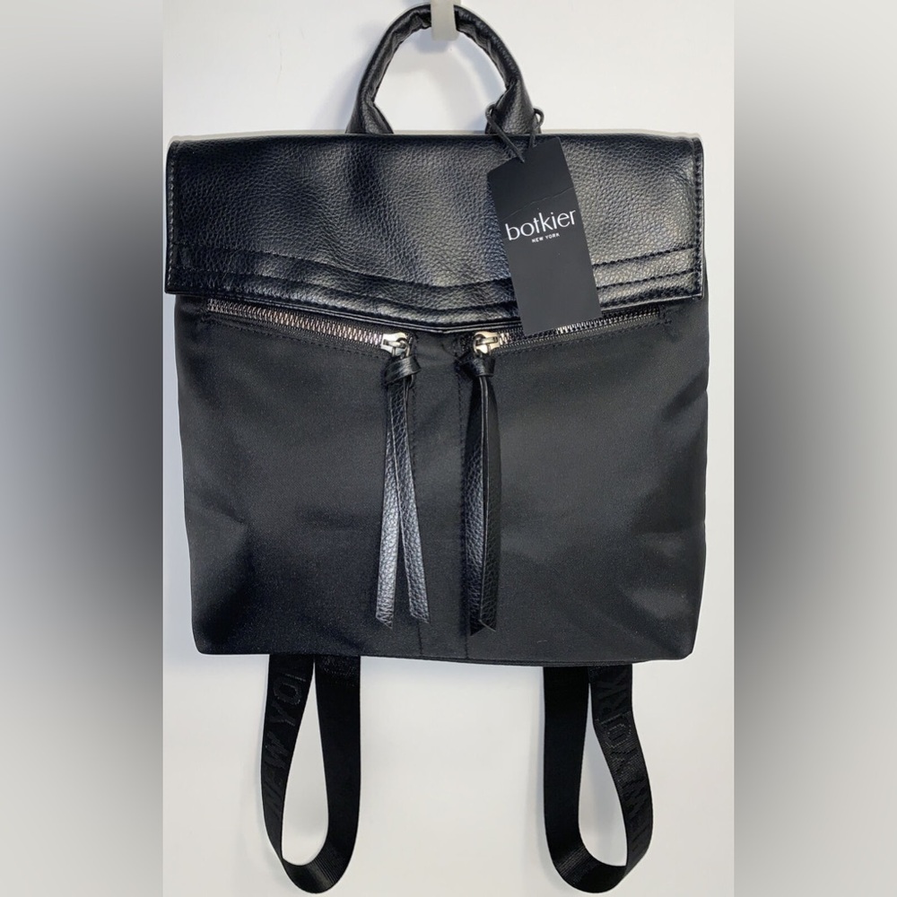 Botkier Trigger Small Black Nylon Backpack NWT